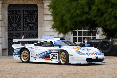 The Porsche 911 GT1 N°25 finished 2nd at 1998 Le Mans 24 Hours when sister car N°26 won the race.